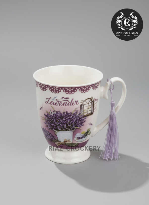 Lavender Bone Mug 1-pcs