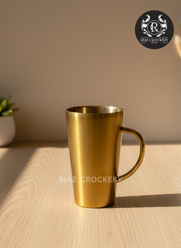 STAINLESS STEEL GOLD MUG