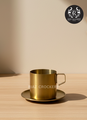 STAINLESS STEEL COFFEE CUP SAUCER