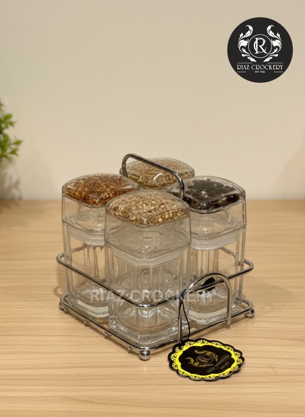 ARCYLIC 4-PCS CRUET SET