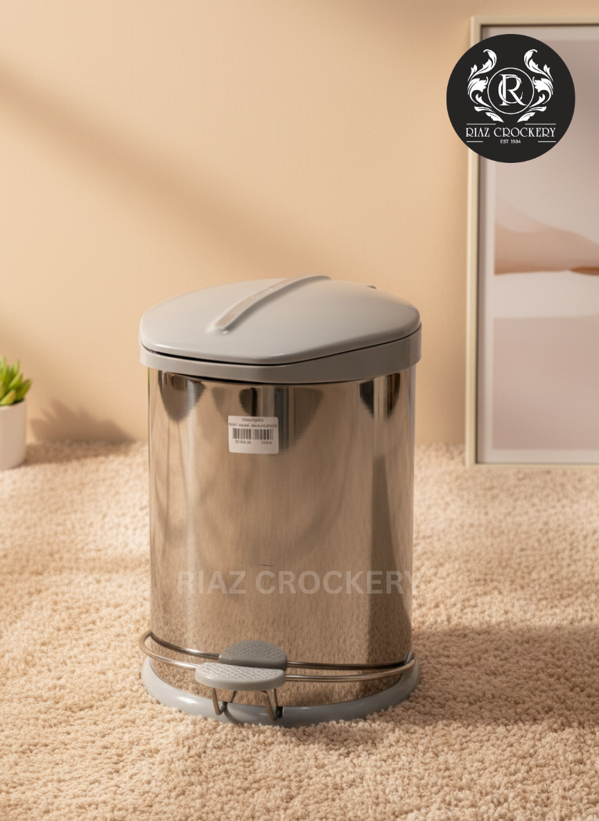 ROLEX STEEL PEDAL BIN 8LTR