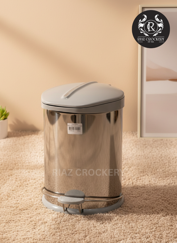 ROLEX STEEL PEDAL BIN 8LTR