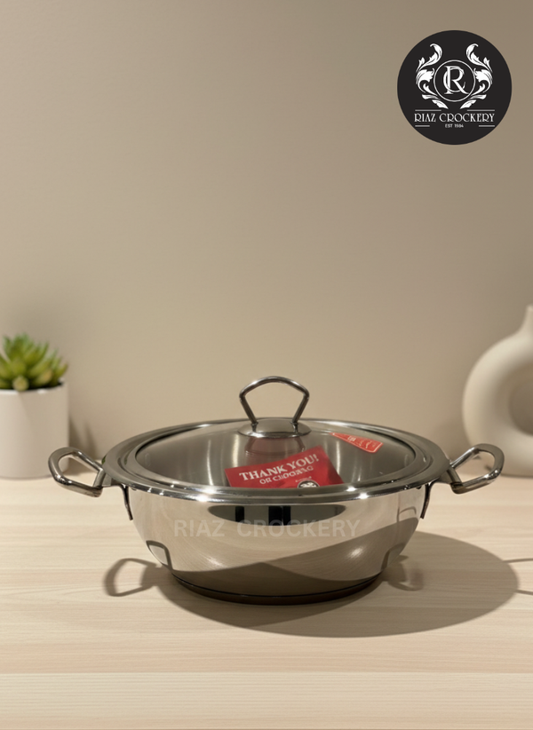 ALPHA INDUCTION STEEL WOK