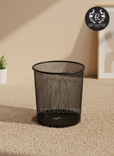 METAL BLACK DUSTBIN