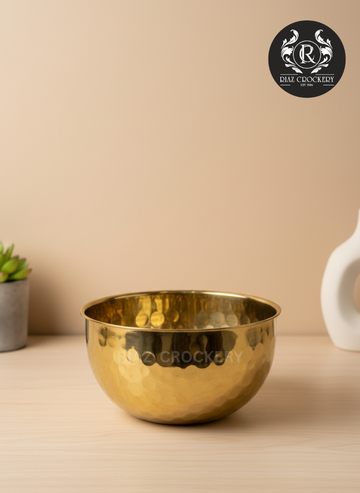 HUA YA GE GOLDEN STEEL BOWL