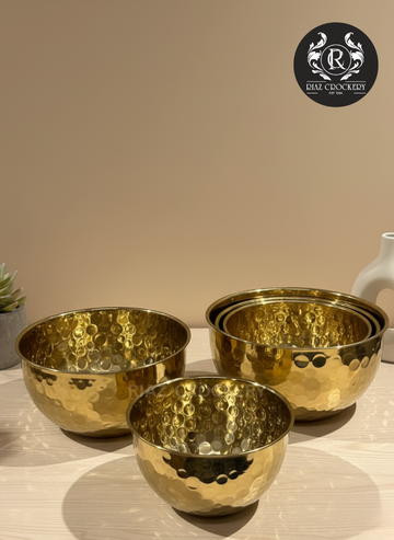 HUA YA GE GOLDEN STEEL BOWL