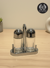VIOLET ACRYLIC 2-PCS CRUET SET