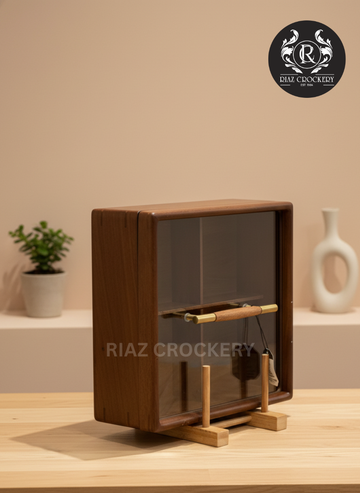 WOODEN DRY FRUIT TRAY SQUARE