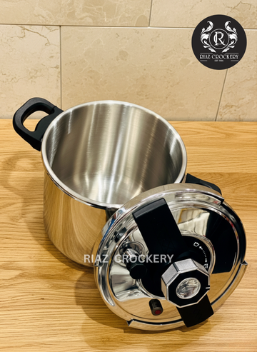 INOX STEEL PRESSURE COOKER 8LTR-22CM